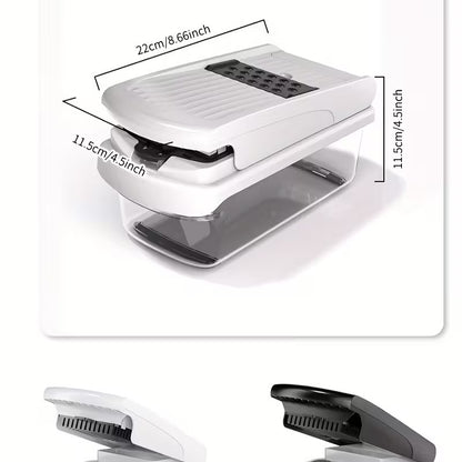 Hachoir à Légumes Multifonction 12 en 1 – Rapide, Précis & Ultra Pratique